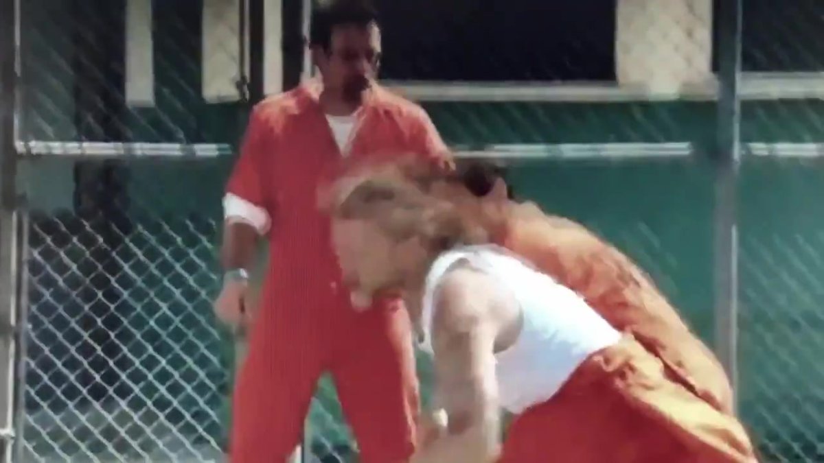 Prison yard fight from Perception, from my stunt reel