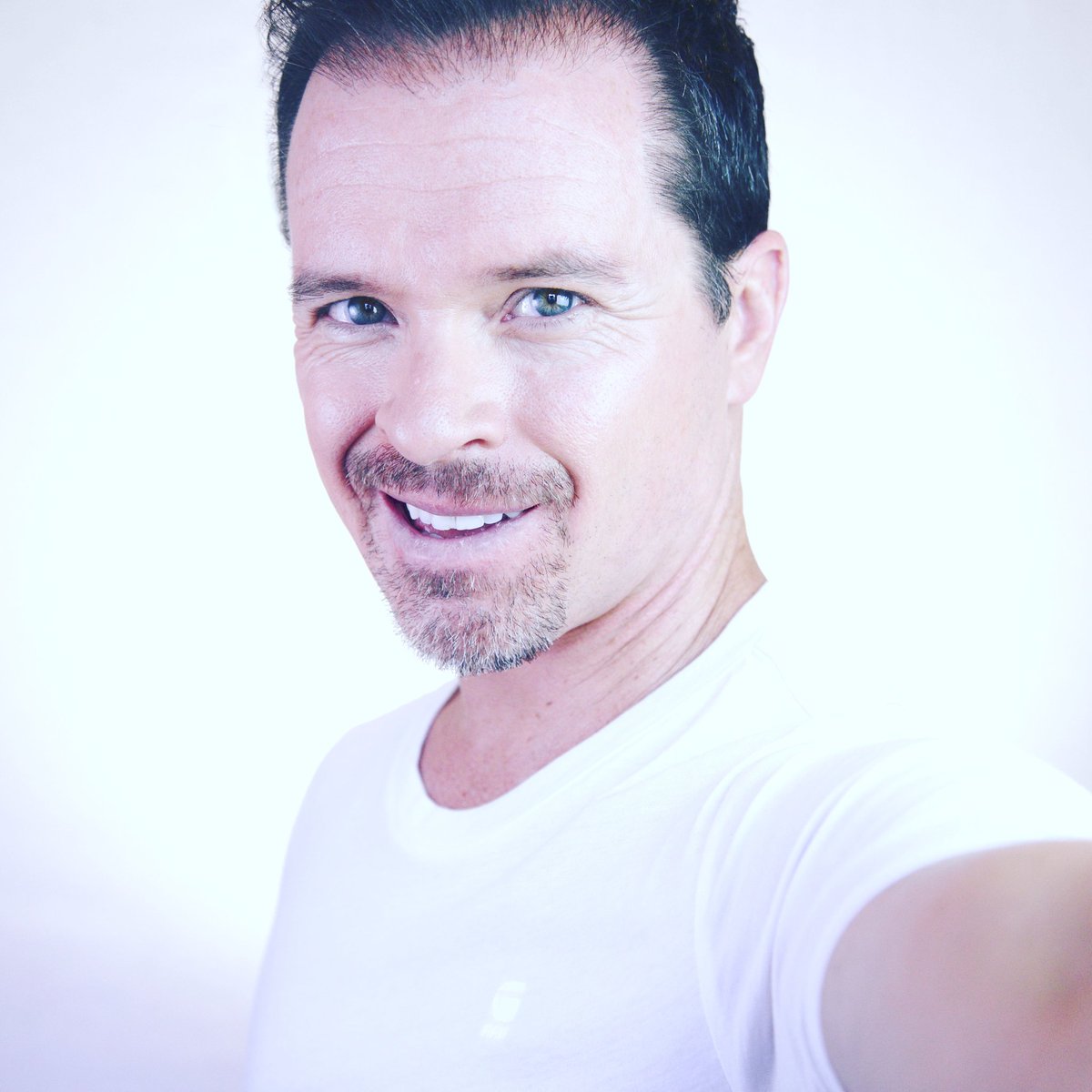 McKay Stewart bright high-key selfie experimenting with a new Nikon